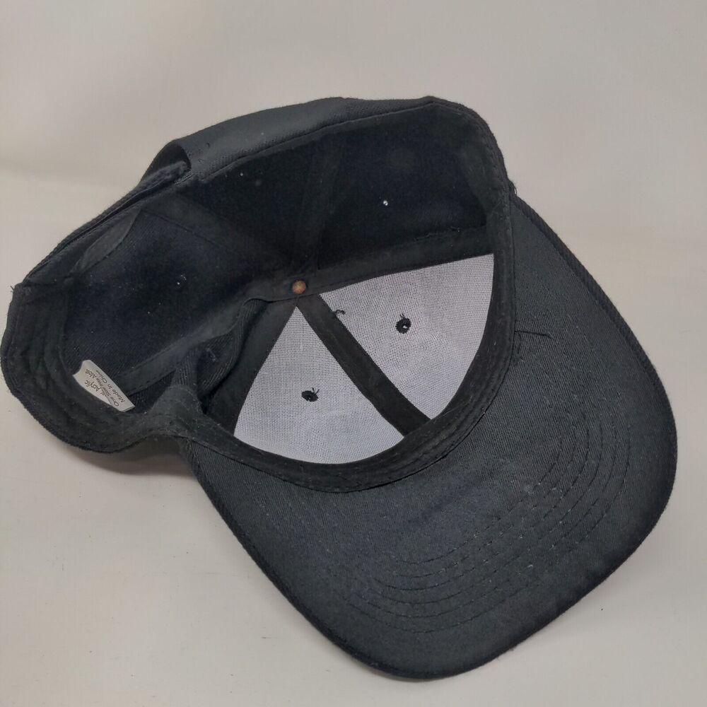 Wounded Warrior Project Patch Strapback Hat Black… - image 6